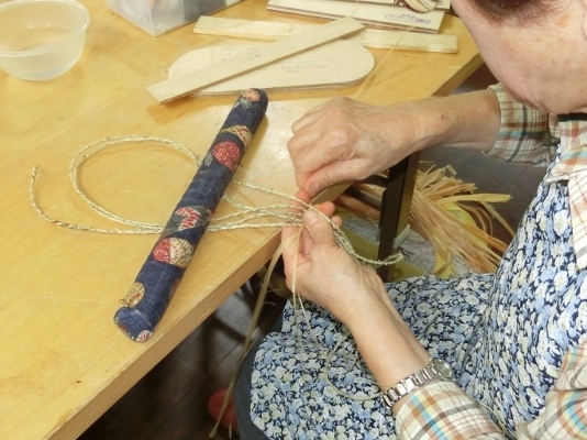 奥会津　三島町　編み組細工　ヒロロ　教室　体験